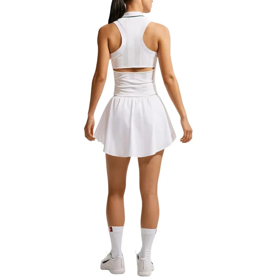 Женский топ без рукавов Dri-FIT Nike Court Slam, Белый — фото 4