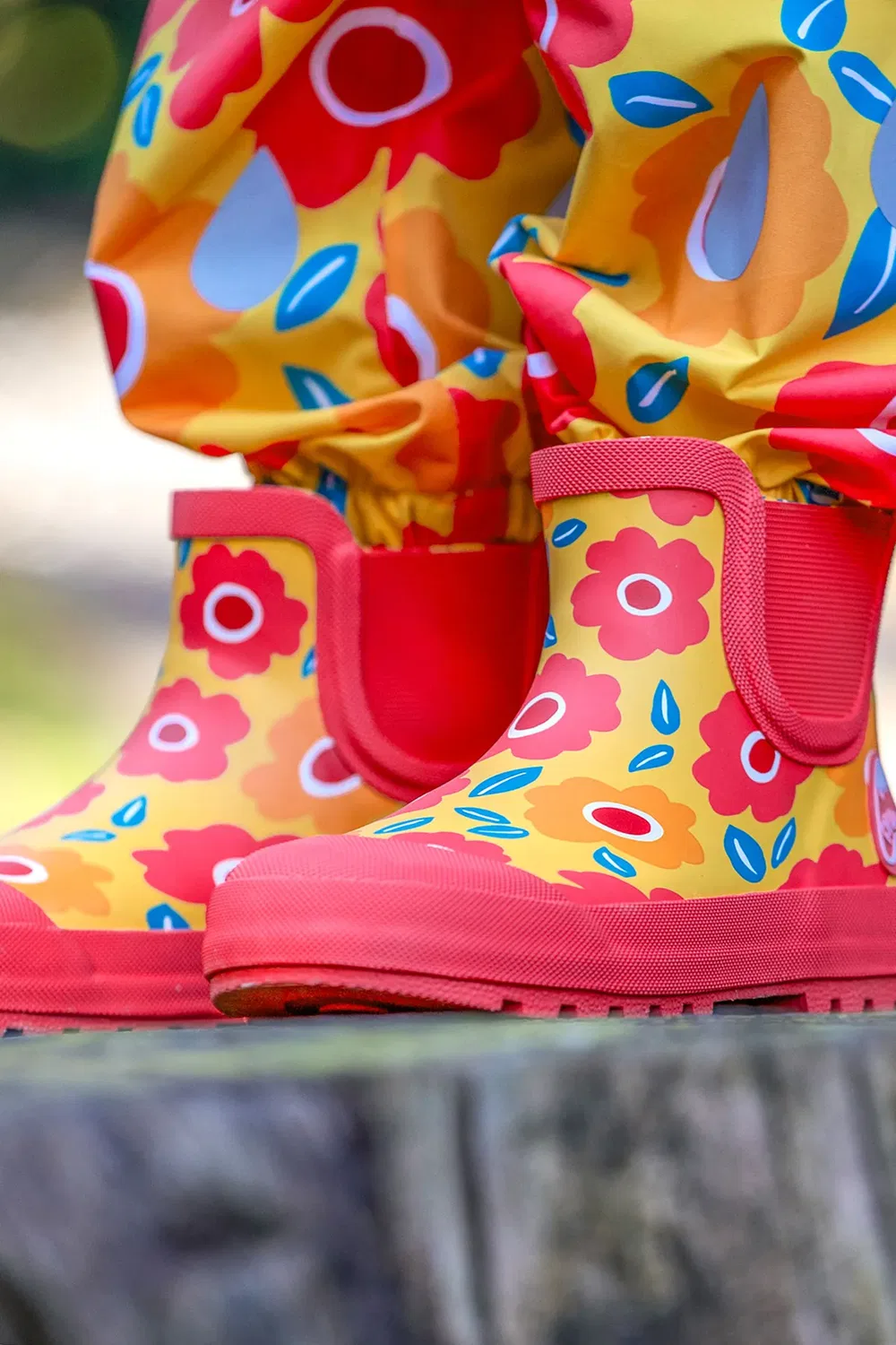 Детские резиновые сапоги Rain or Shine Frugi, Multi — фото 2