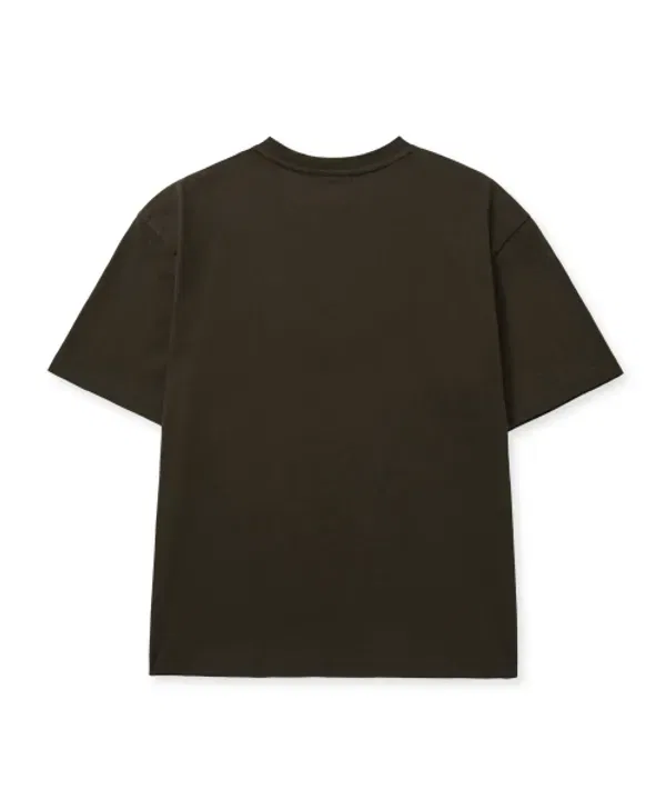 Футболка с принтом, Kids delivery tag tee, Brownbreath Kids, коричневый — фото 3