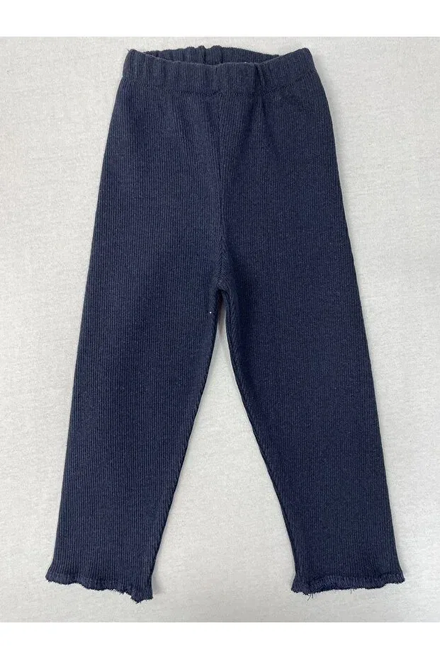 Детские леггинсы для девочек хлопковые Basics Berat Moda, Navy Blue — фото 3
