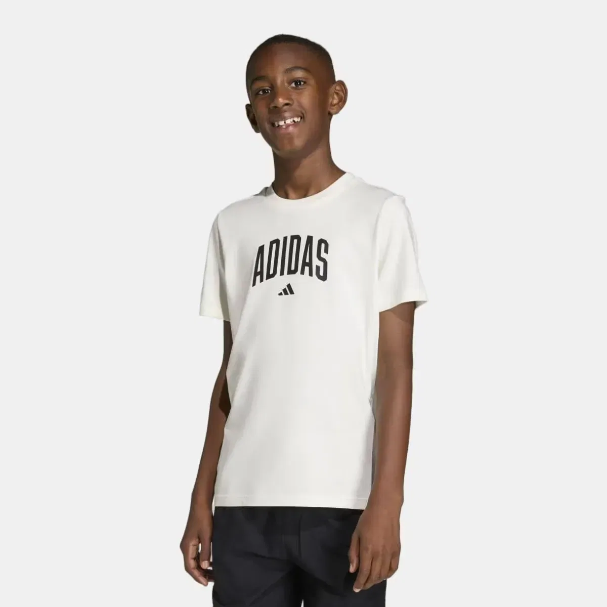 Детская футболка с принтом Colleg adidas, Blanco
