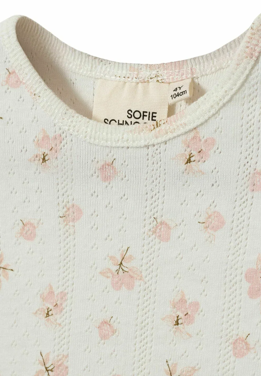 Piperkb - футболка с принтом Sofie Schnoor, Off White/Light Pink — фото 3