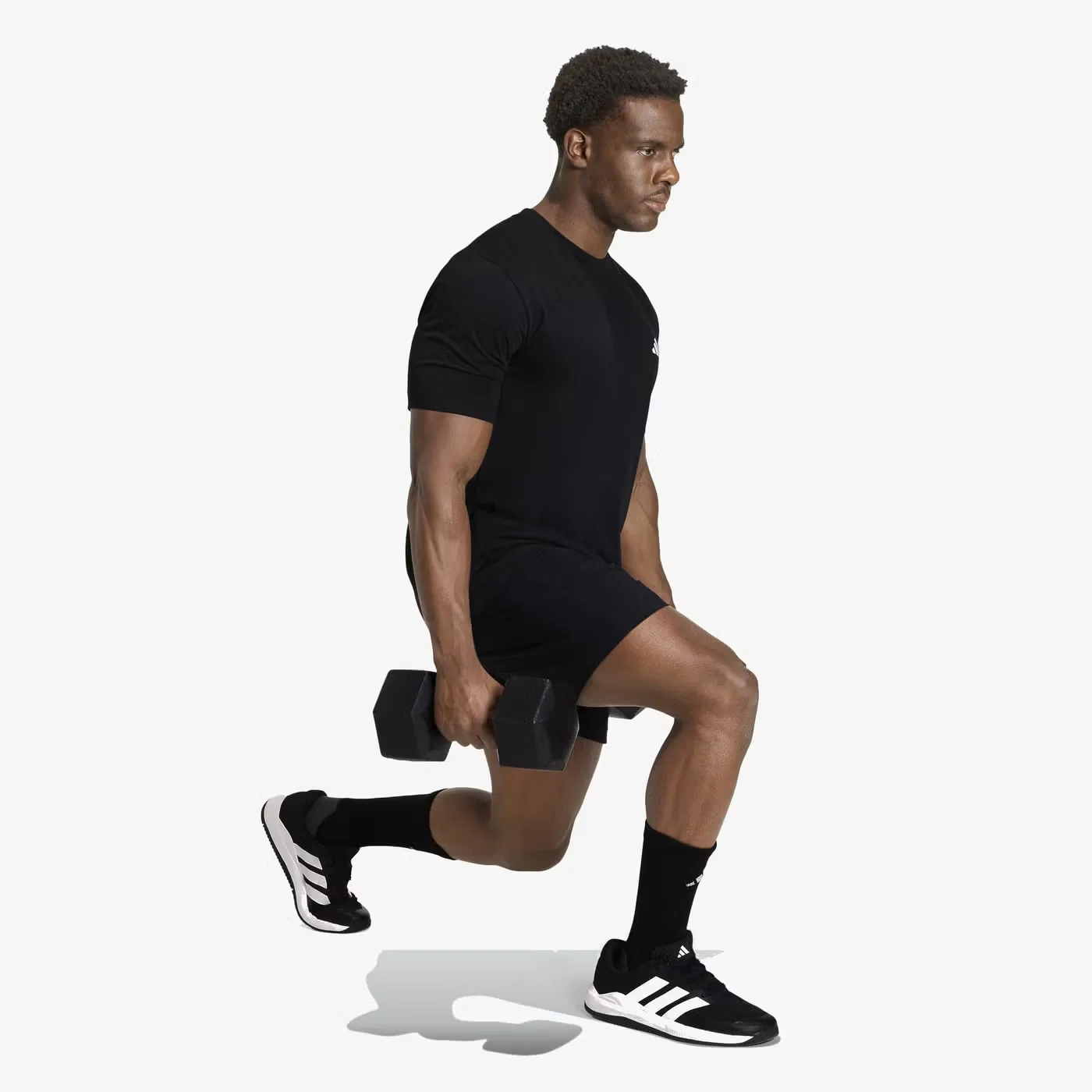 Футболка с принтом Workout Essentials FeelReady Adidas, черный — фото 4