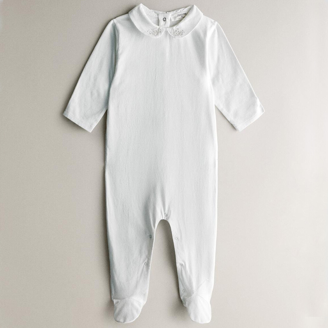 

Детский комбинезон Zara Home Embroidered, кремовый