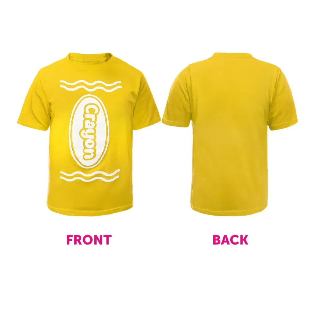 Футболка с принтом Yellow Crayon I Love Fancy Dress, Yellow — фото 4