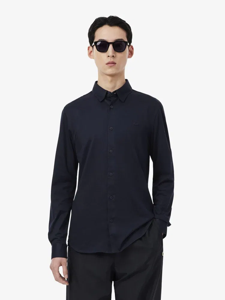 Рубашка с длинным рукавом Easy Care LACOSTE, Navy