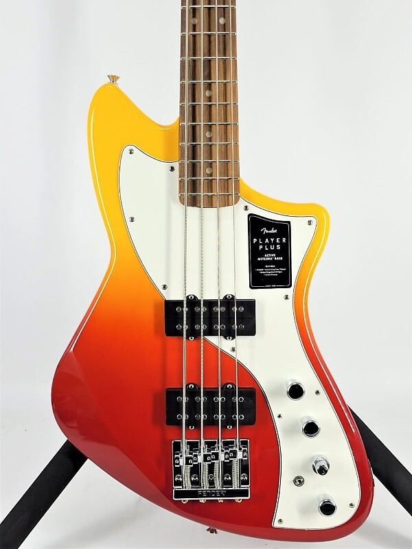 

Fender Player Plus Active Meteora Bass Tequila Sunrise w/Gig Bag Серийный номер MX22018046 014-7393-387-8046