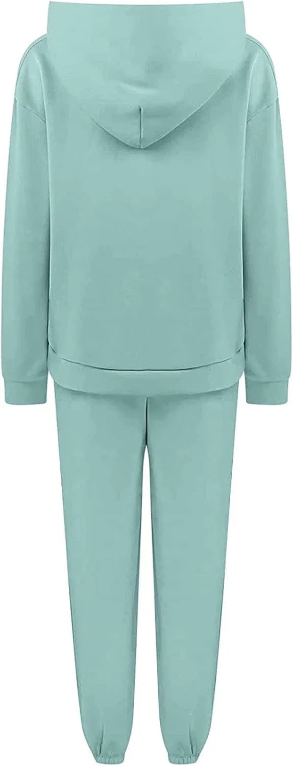 Женский спортивный комплект из худи и брюк, Oversized Fit — фото 2