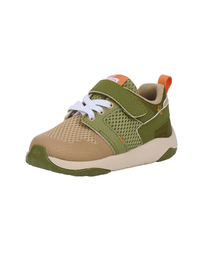Детские кроссовки для девочек с сетчатым верхом Viento Athletic Shoe See Kai Run, Olive Green
