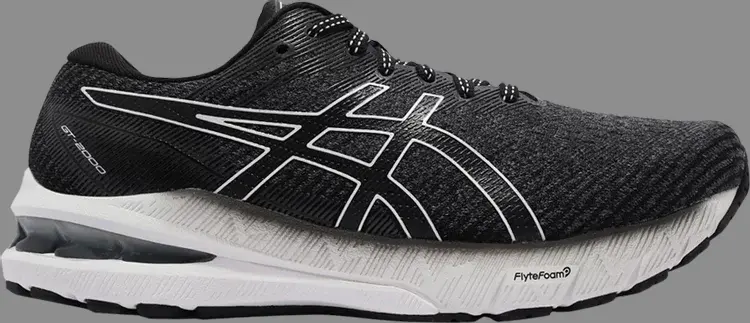 

Лимитированные кроссовки wmns gt 2000 10 2e wide 'black white' Asics, черный