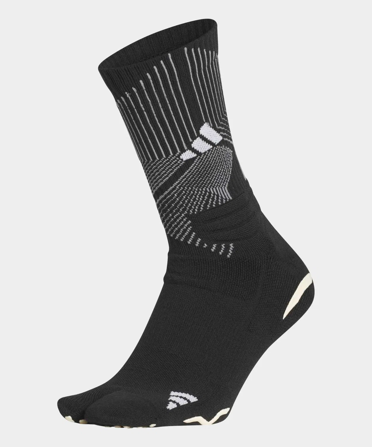 Мужские/Женские носки-гольфы с узором Chaos Crew Adidas, Черный