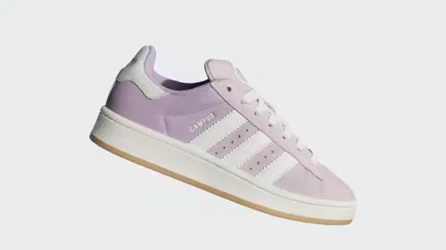 Детские кроссовки с градиентным верхом Campus 00s Adidas Originals, Almost Pink/Core White/Powder Plum — фото 2