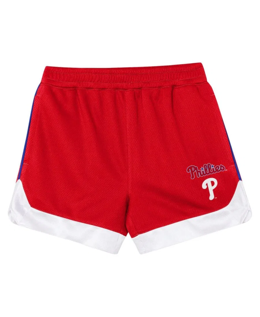Комплект футболки и шорт с принтом Pinch Hitter Infielder Outerstuff, Red — фото 4