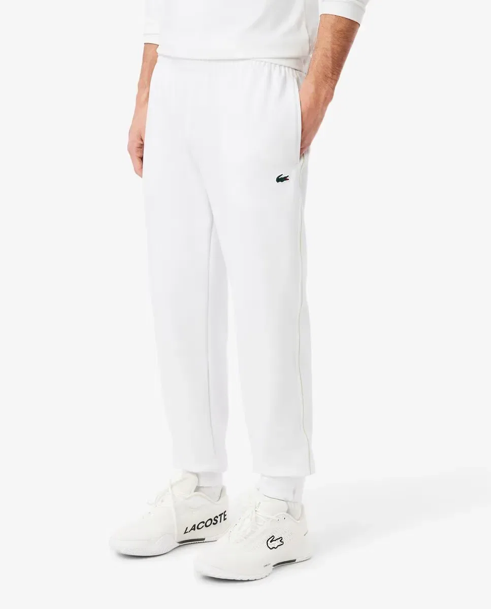 Мужские спортивные брюки из трикотажа Lacoste, Blanco — фото 3