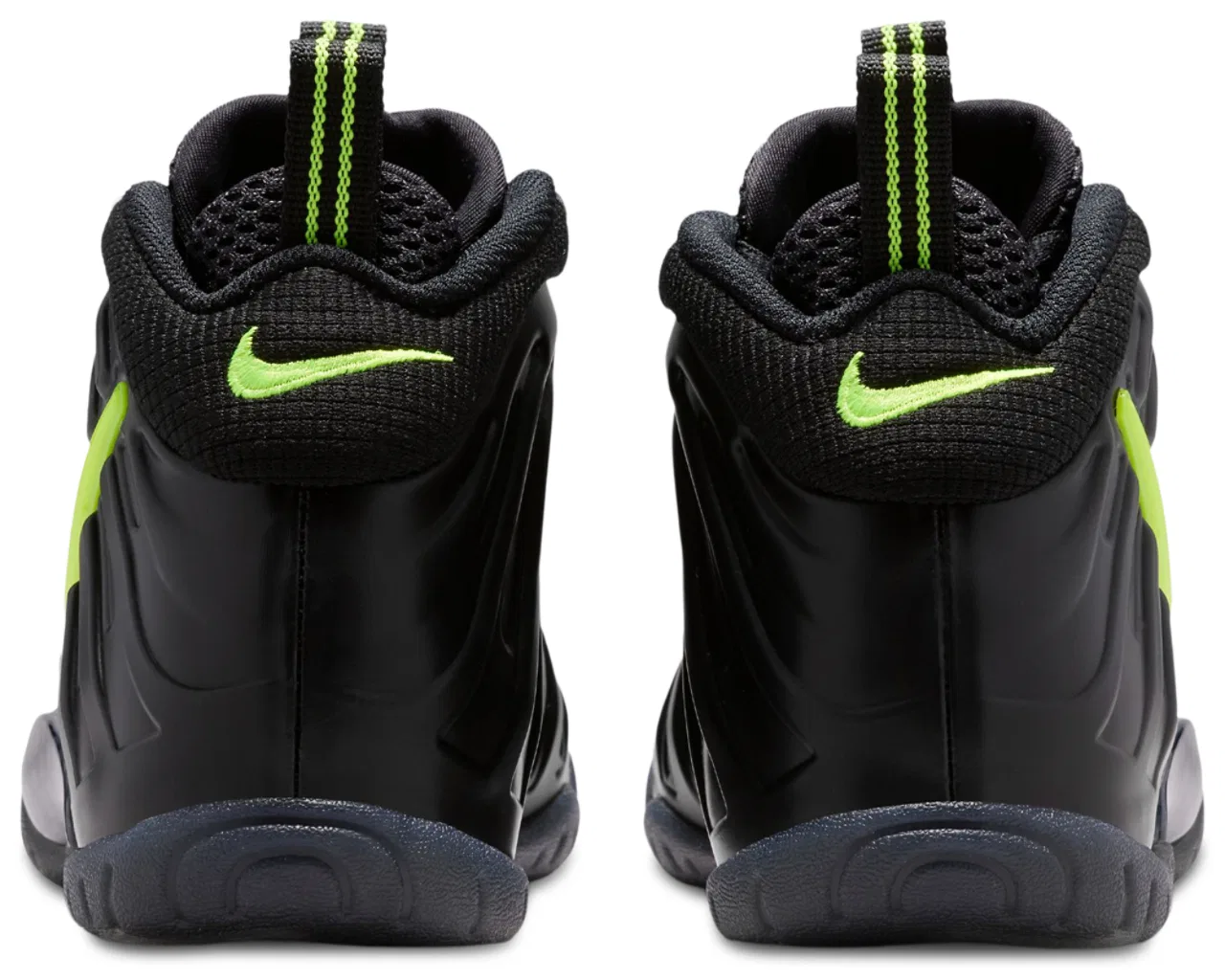 Кроссовки для мальчиков Little Posite Pro Nike, цвет Black/Voltage Yellow — фото 3