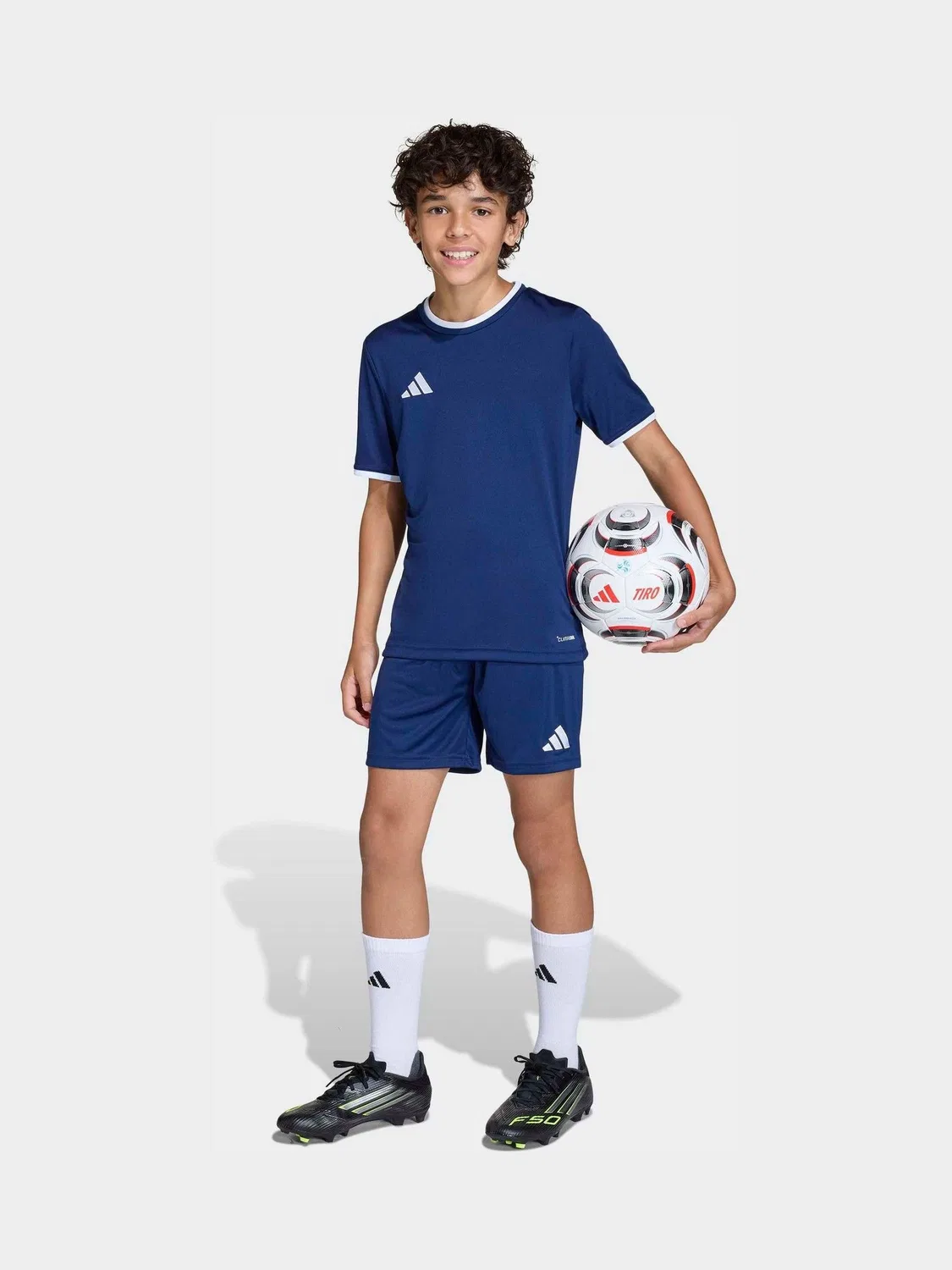 Шорты тренировочные Entrada 26 adidas, темно-синий — фото 4