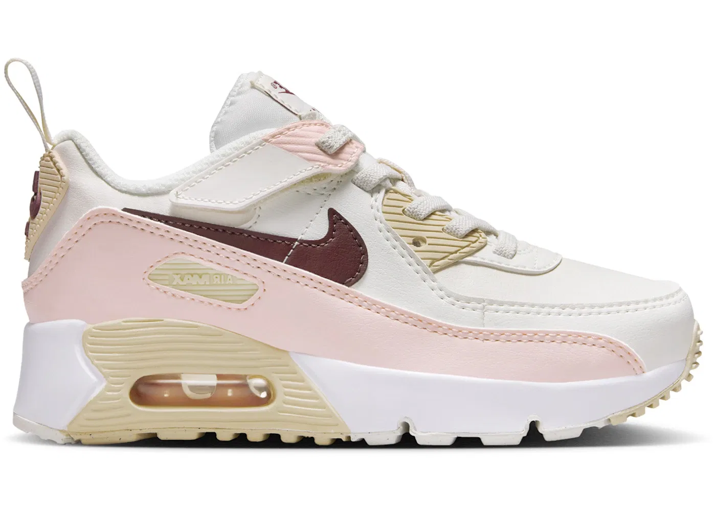 Детские кроссовки Lifestyle Nike Air Max 90 EasyOn, Phantom/Echo Pink/Sail/Dark Team Red