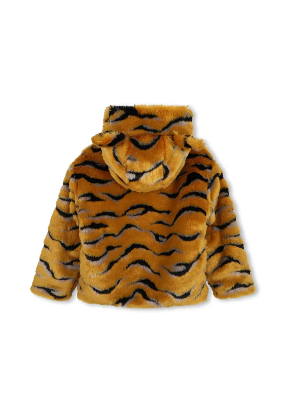 Veste à capuche - флисовая куртка Kenzo Kids, Jaune Noir — фото 2