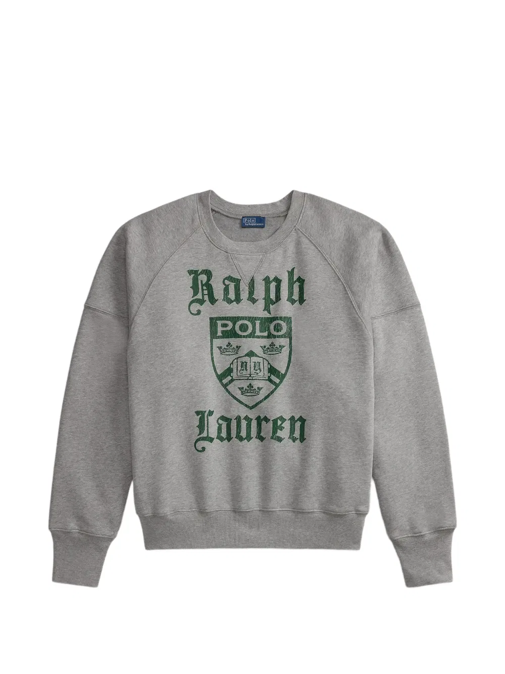 Свитер с логотипом Polo Ralph Lauren, серый