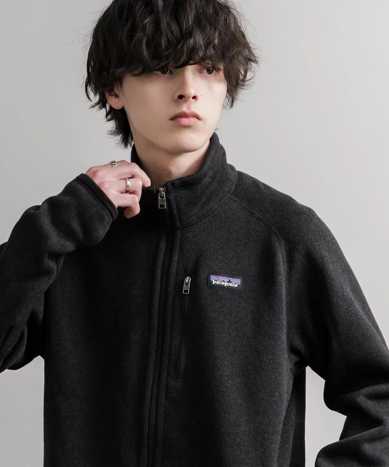 Мужская куртка-свитер Better Sweater с флисом Patagonia, Black — фото 3