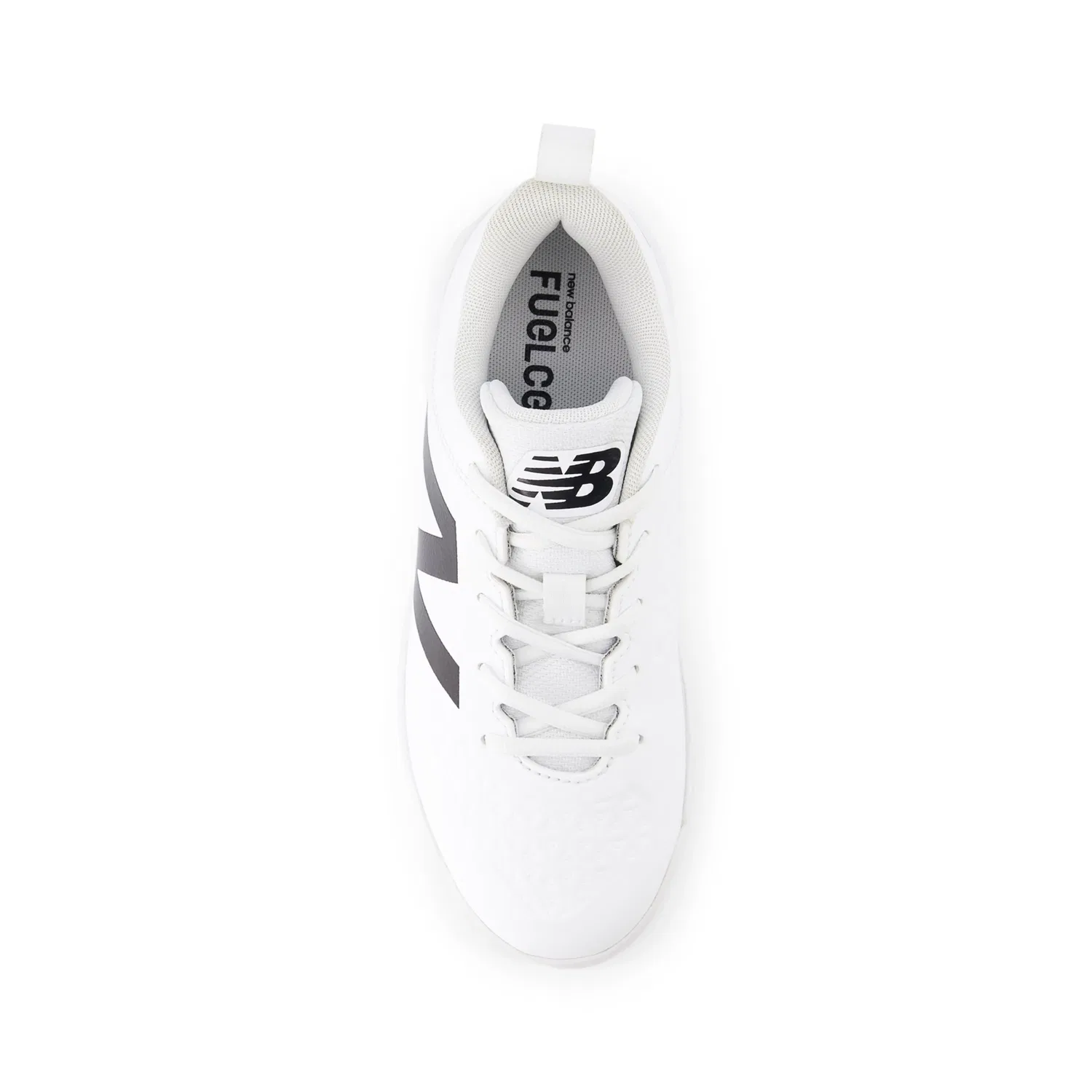 Детские кроссовки для мальчиков с искусственной кожей 4040 v8 Youth Turf-Trainer New Balance, White — фото 4
