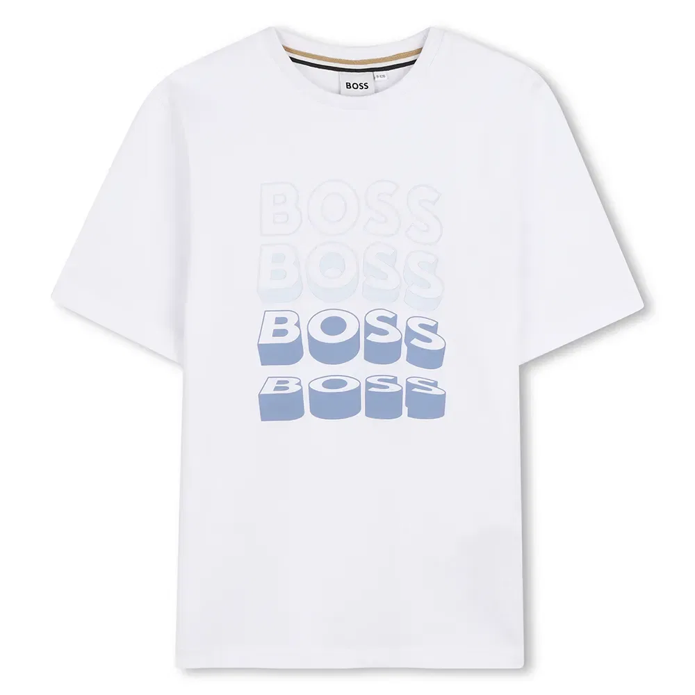 Футболка с коротким рукавом BOSS, белый