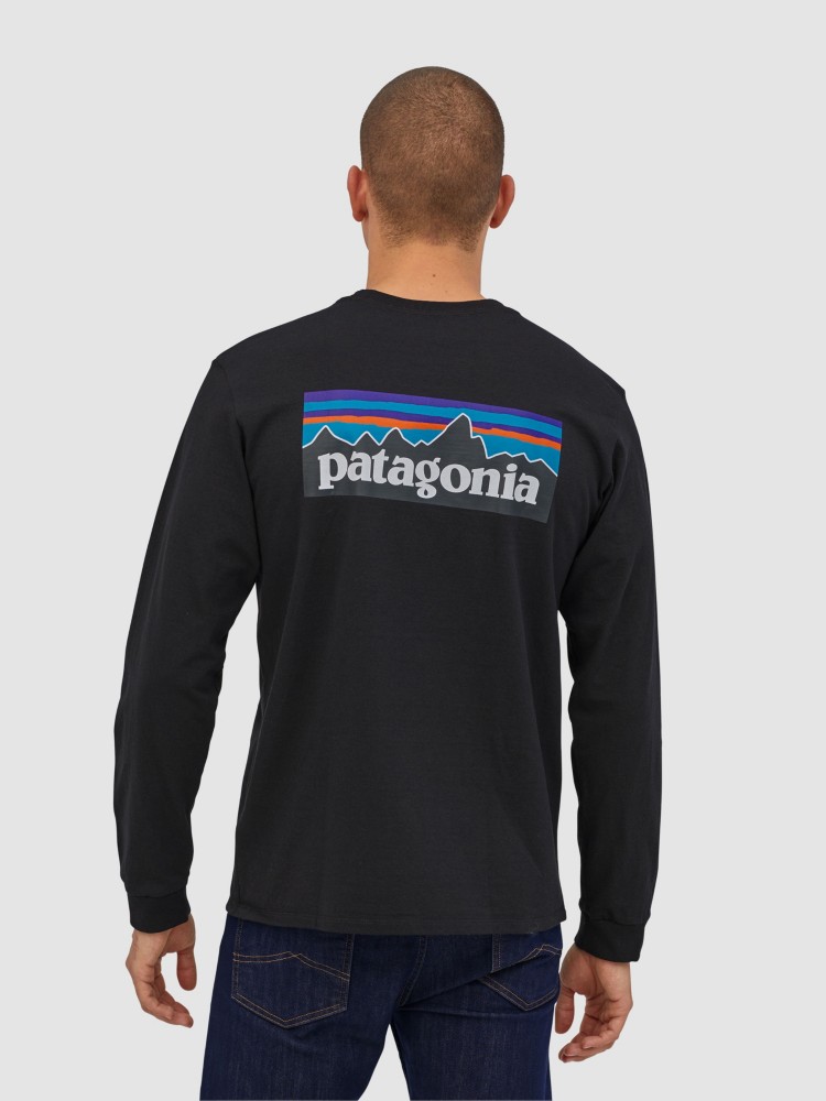 

Лонгслив Patagonia P-6 Logo Responsibili Longsleeve, black, Черный, Лонгслив Patagonia P-6 Logo Responsibili Longsleeve, black