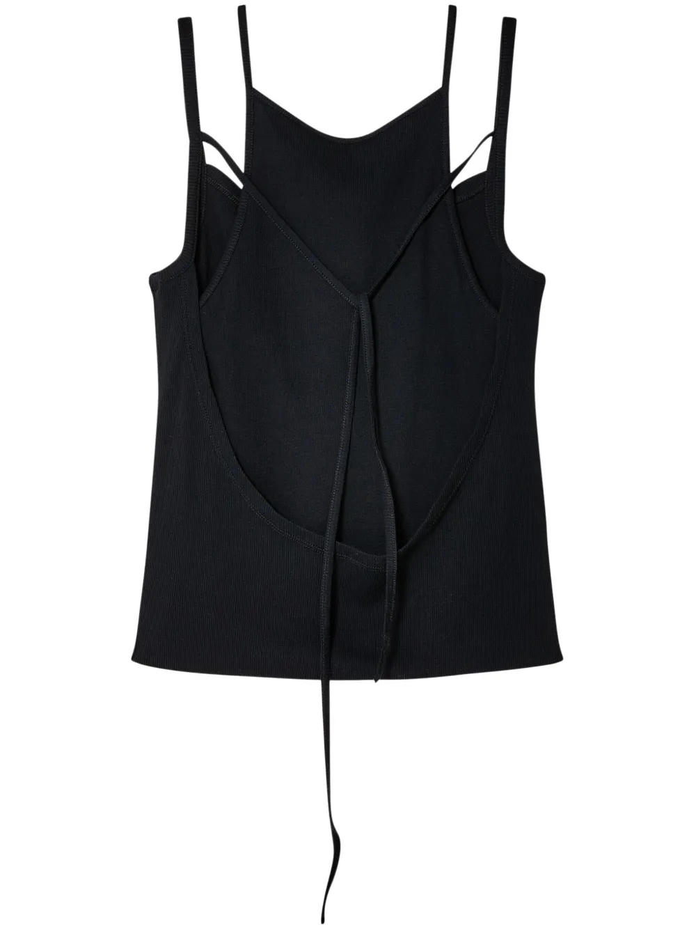 

Топ Flip без рукавов Eckhaus Latta, черный