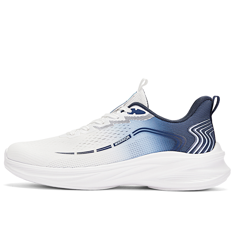 

WARRIOR Низкие кроссовки для бега мужские, белые, темно-синие