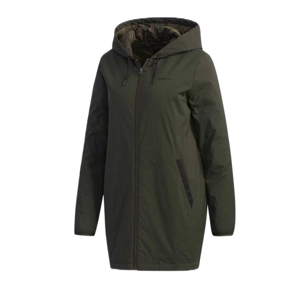 

Adidas Пуховик женский армейский зеленый, Army Green/DW8350