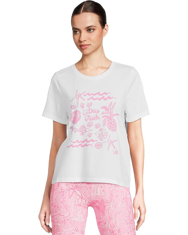 

Топ Lilly Pulitzer Barreto Knit Top, цвет Multi Pb Ocean Motifs Graphic
