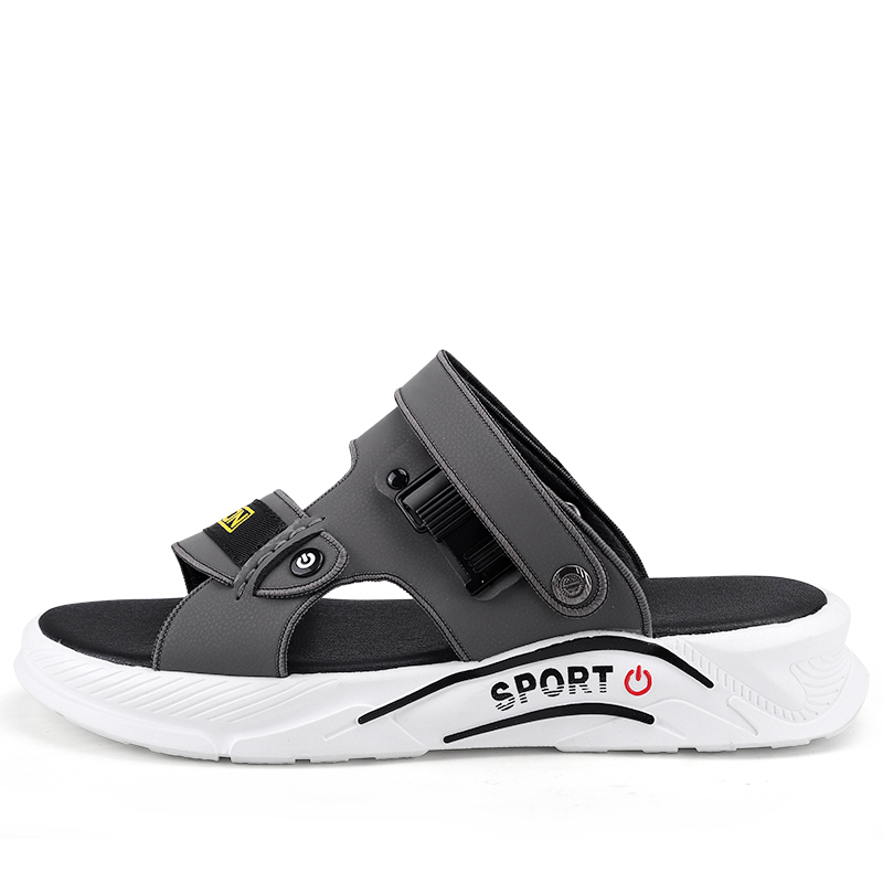 

Shiozawa Мужские пляжные сандалии серые, цвет Gray