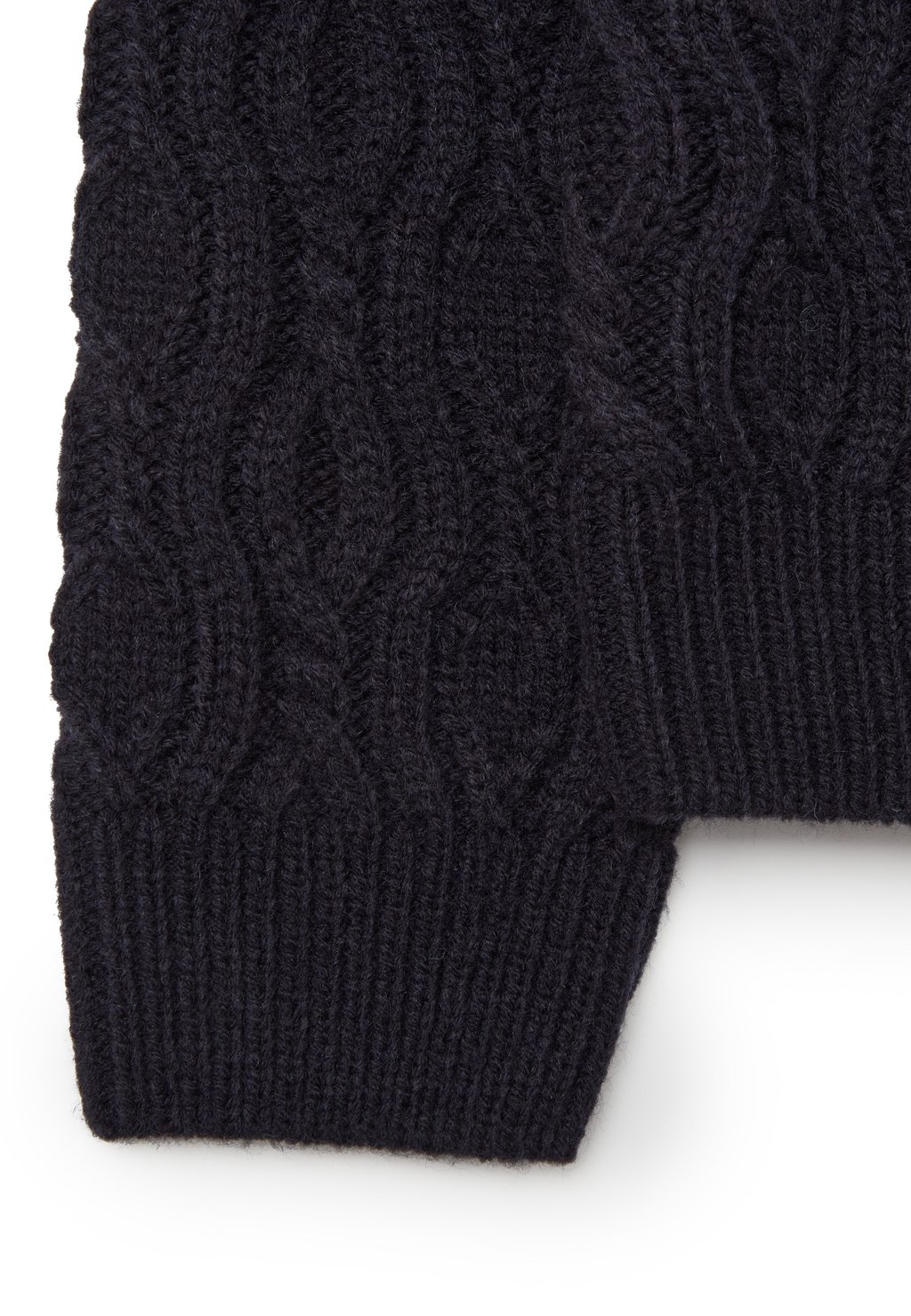 

Джемпер HIGH-NECK PULLOVER WITH WAVY DESIGN PIOMBO, темно-синий