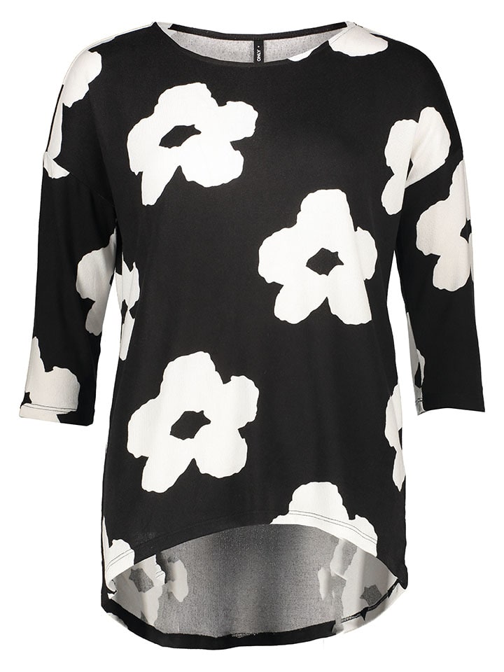 

Блузка ONLY, черный/белый