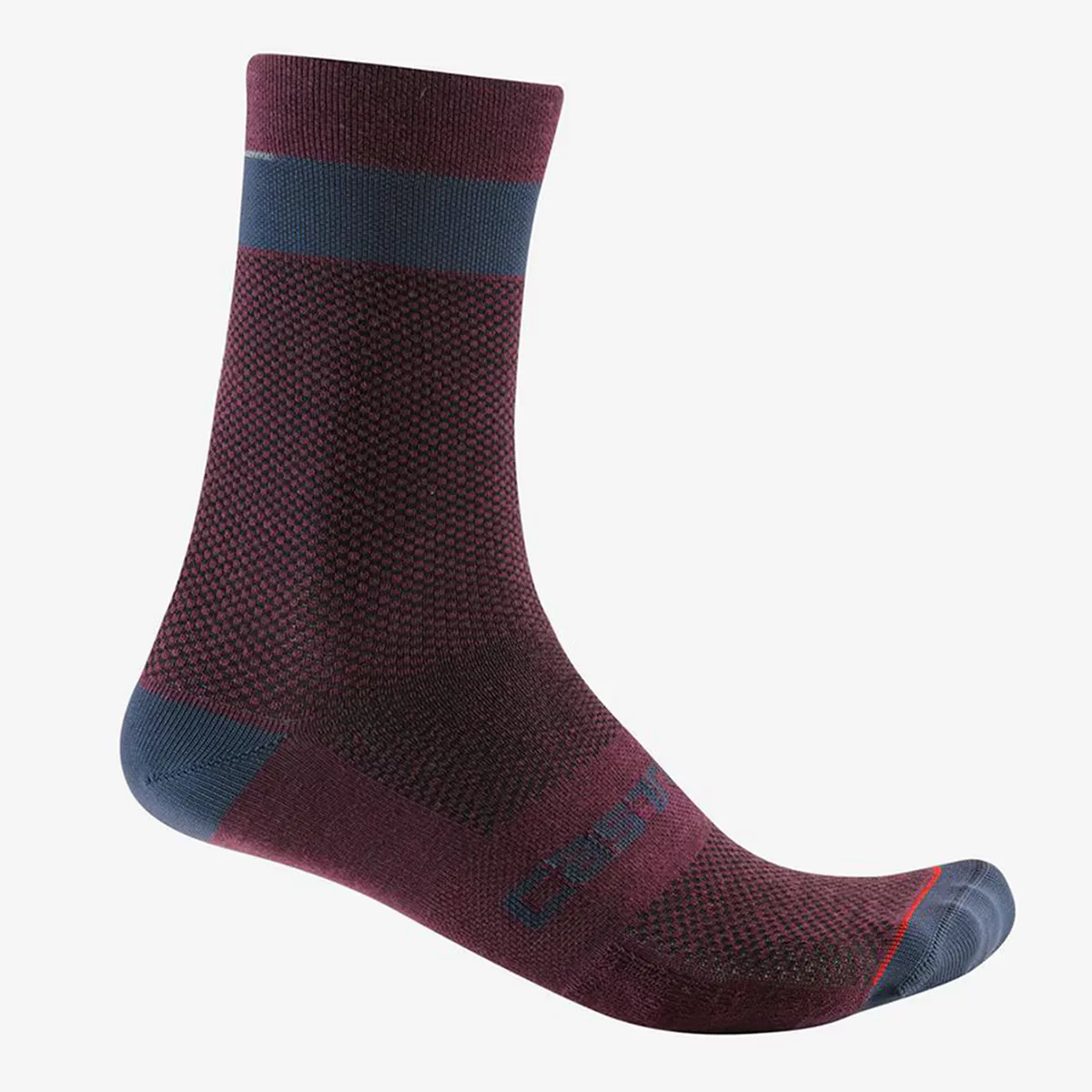 

Alpha 18 Castelli Мужские велосипедные носки, цвет Burdeos