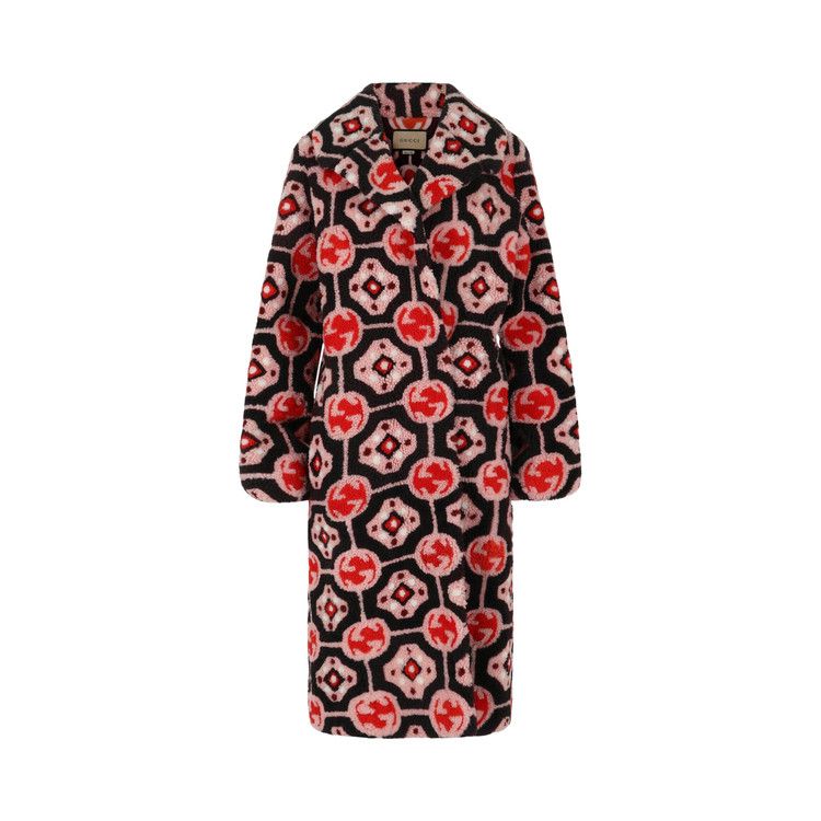 

Пальто Gucci Geo Printed Fur Coat, Multicolor