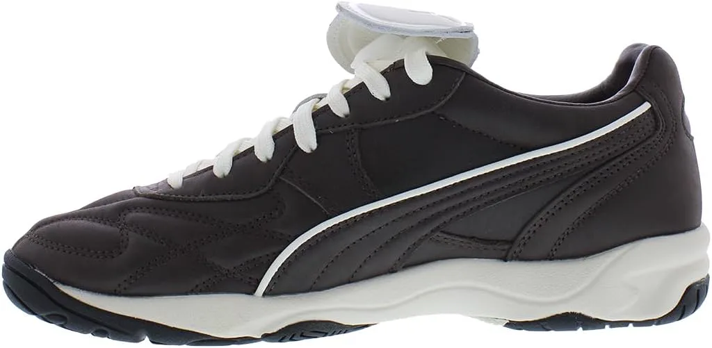 Мужские кроссовки Puma King для игры в помещении, белый/коричневый/шоколадный — фото 4