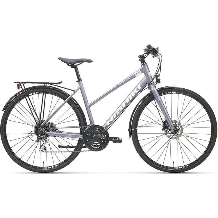 

Женский гибридный велосипед Nishiki 301 Gray M, серый