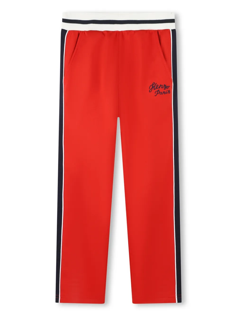 

Спортивные брюки с вышитым логотипом Kenzo Kids, красный
