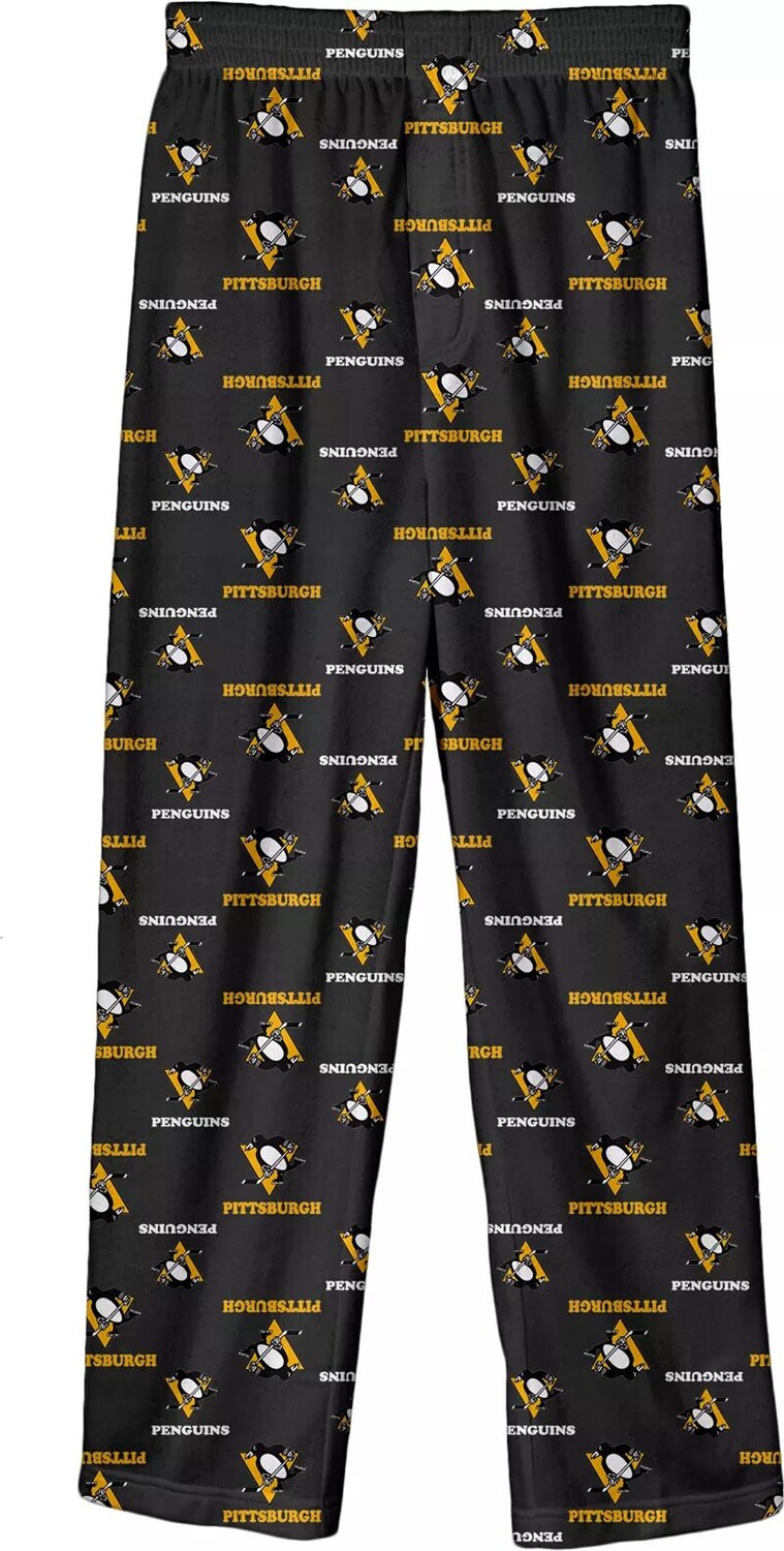 

Outerstuff Concepts Sport Youth Pittsburgh Penguins Черные штаны для сна