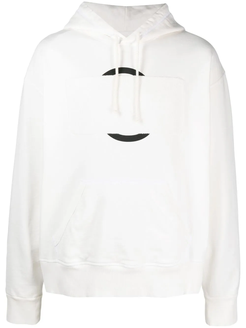 

Худи с графичным принтом MM6 Maison Margiela, белый