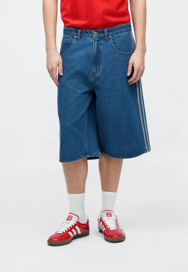 Джинсовые шорты firebird Adidas Originals, Medium Vintage Denim — фото 4