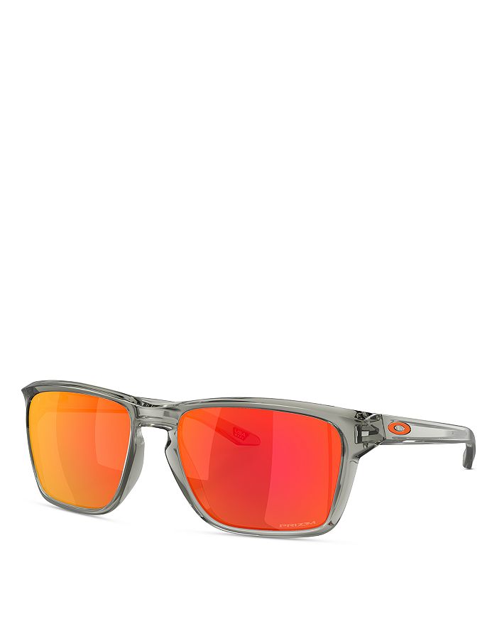 

Солнцезащитные очки Sylas Rectangular, 57 мм Oakley, серый