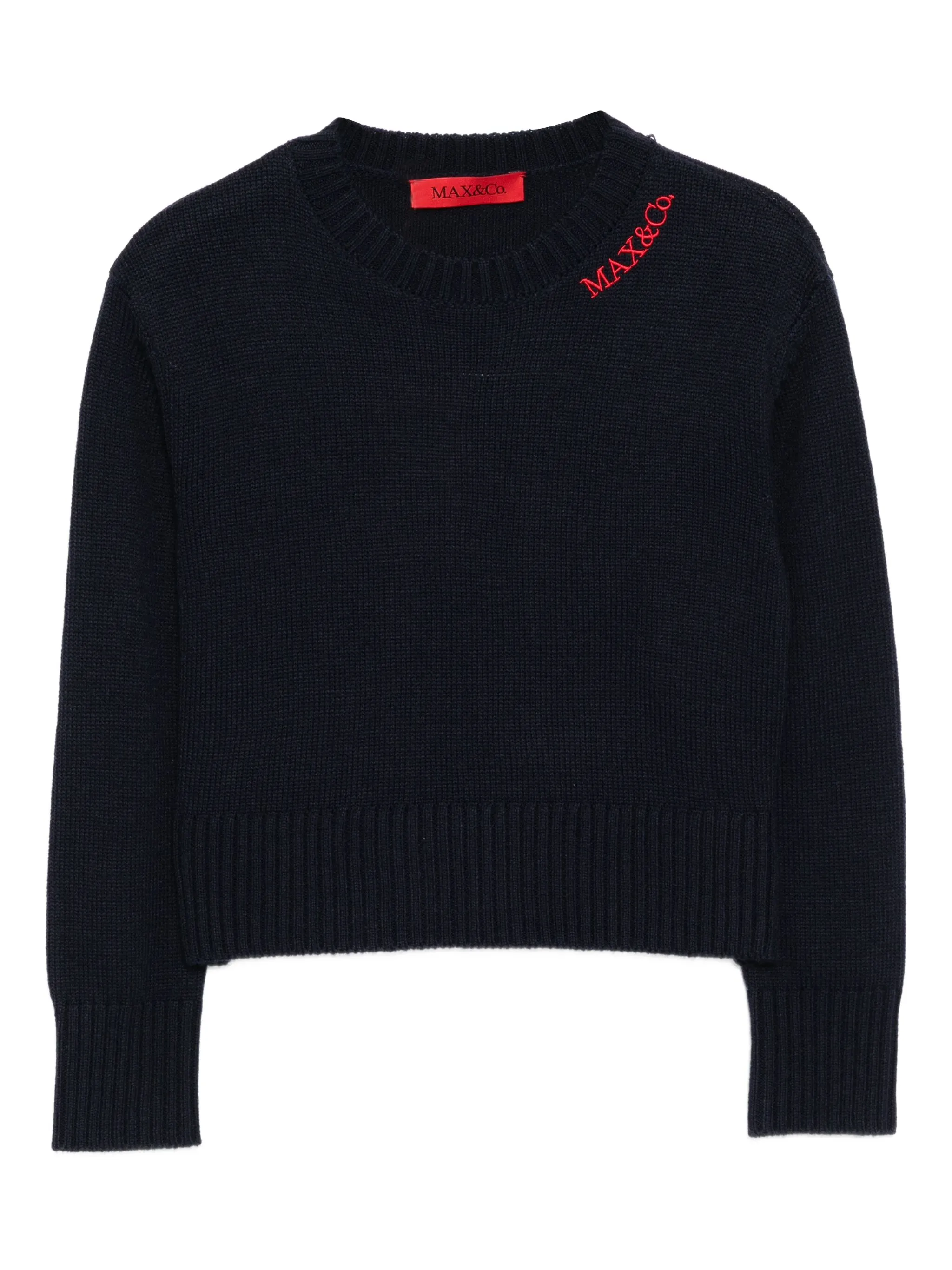 

Джемпер с вышитым логотипом Max&Co. Kids, синий