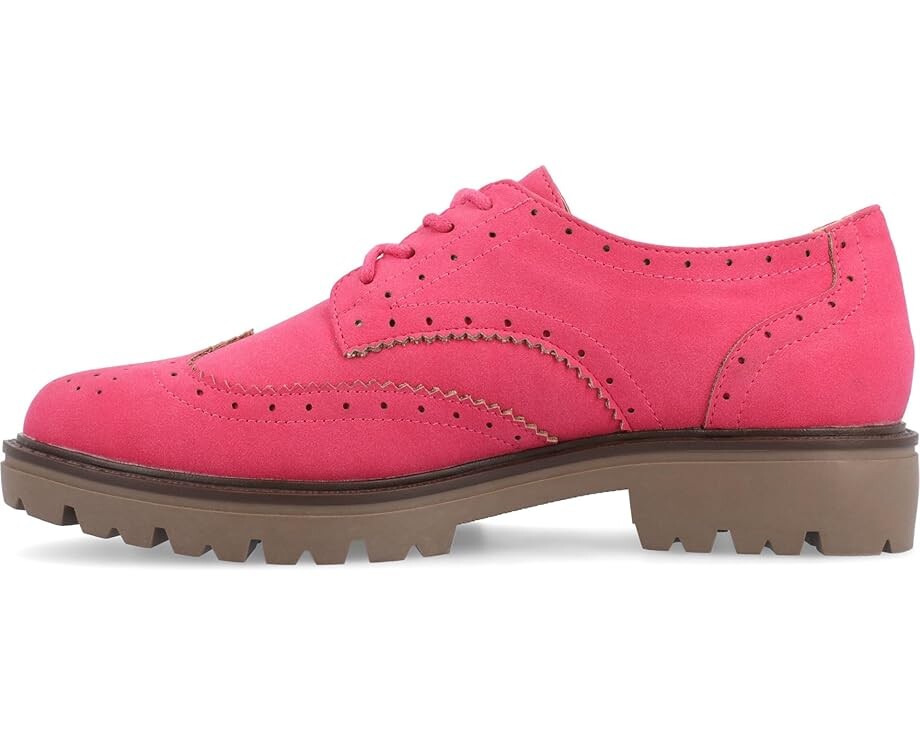 Оксфорды Journee Collection Tru Comfort Foam Claudiya Oxford, розовый — фото 4