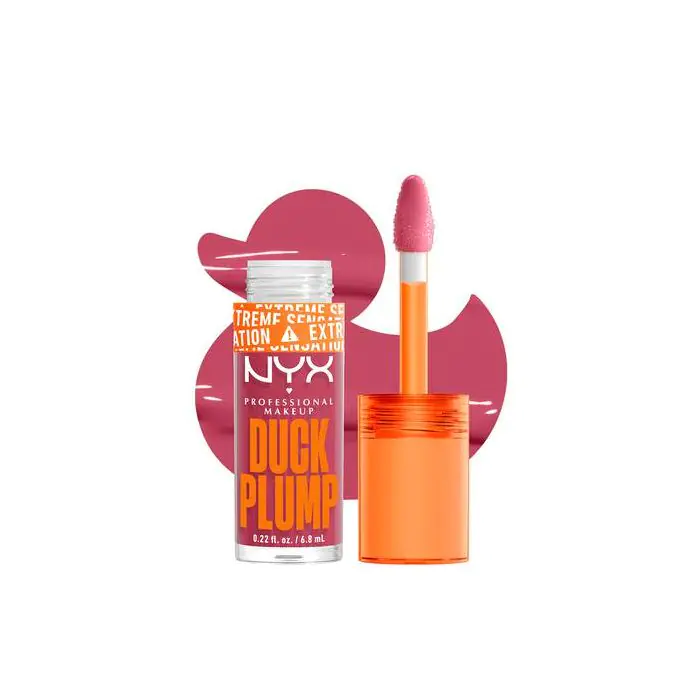 

Блеск для губ duck plump gloss voluminizador Nyx Professional Make Up, цвет strike a rose