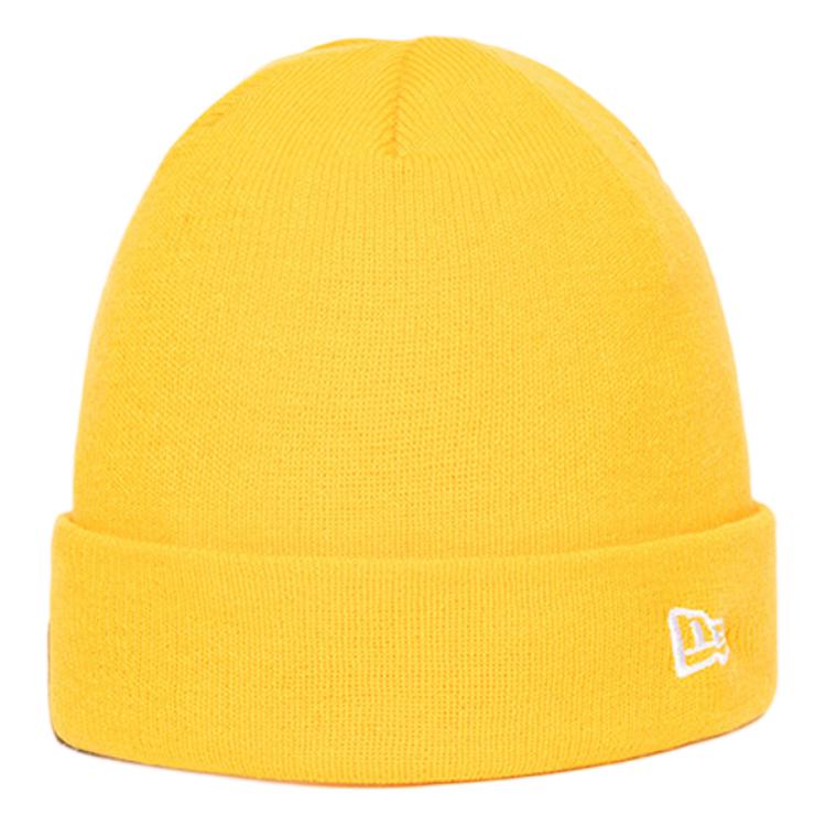 

Акриловая шапка унисекс желтая New Era, желтый