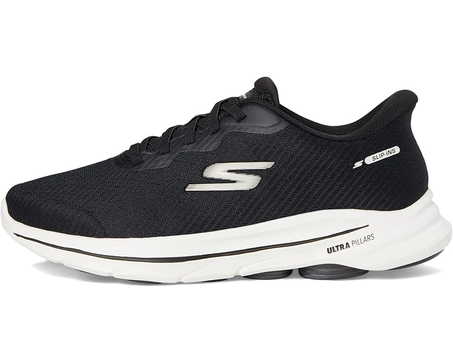 Кроссовки SKECHERS Performance Go Walk 8 Pelayo Hands Free Slip-in, черный/белый — фото 4