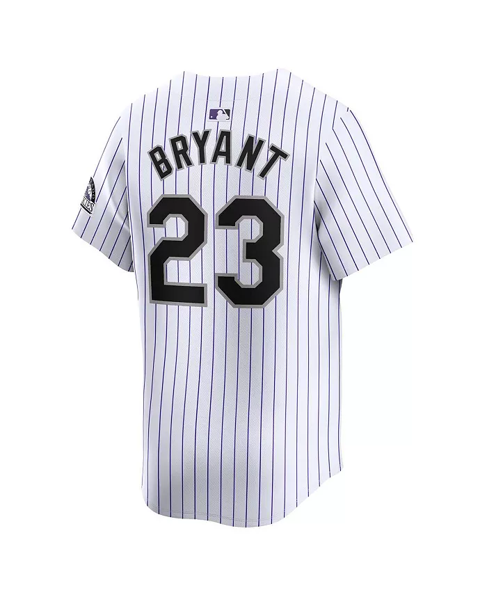 Мужская белая лимитированная игровая футболка Kris Bryant Colorado Rockies Nike — фото 2