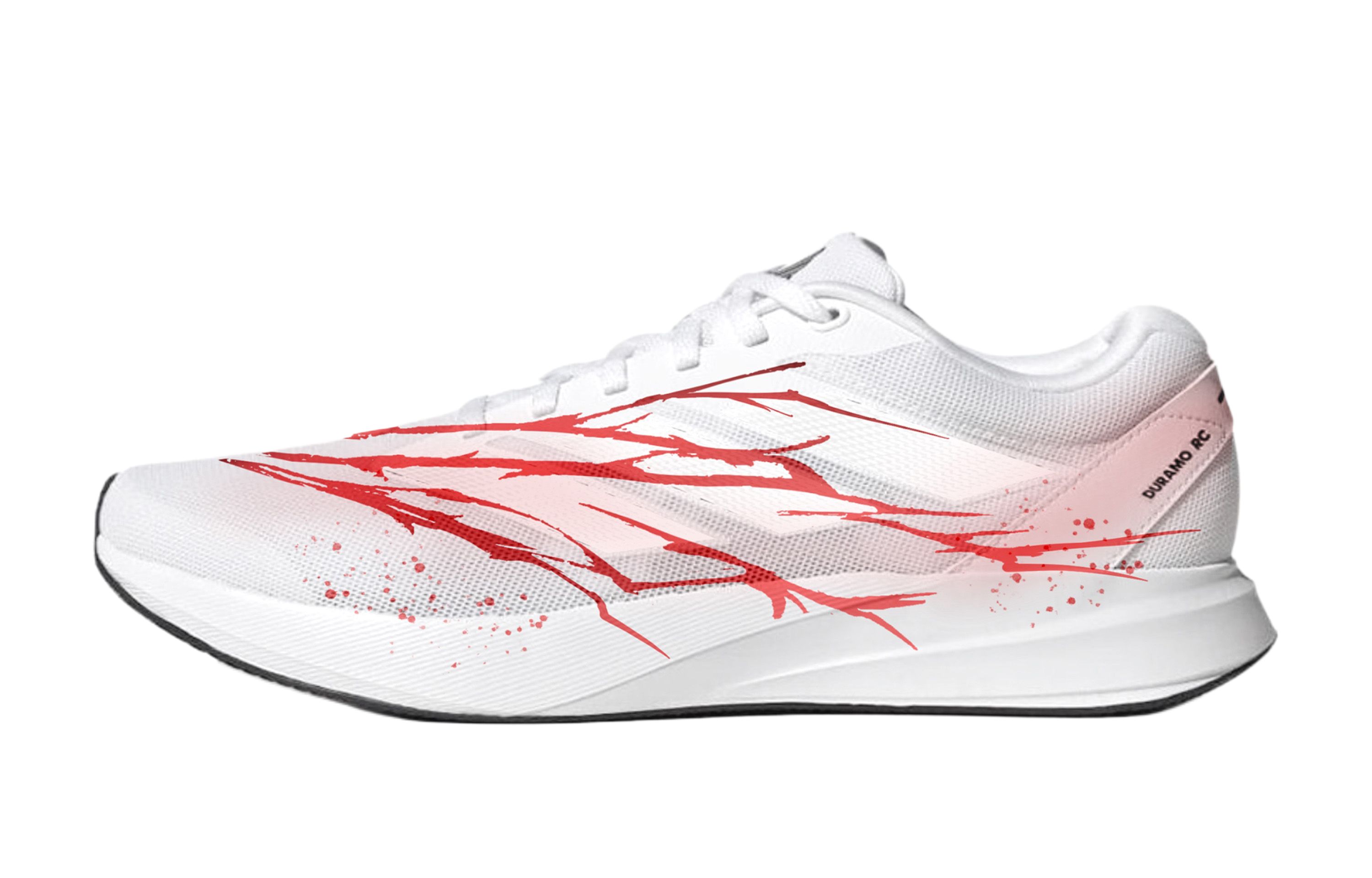 

Adidas Дурамо rc кроссовки для бега унисекс низкие верх белый черный цвет